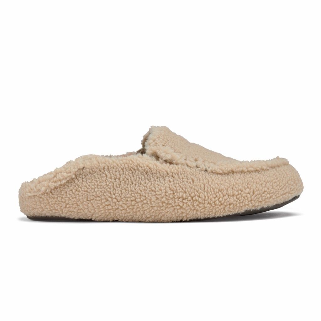 Zapatos Olukai Nohea Heu Slipper - Pantuflas Mujer Beige 20163-284